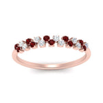 Load image into Gallery viewer, minimalist-ruby-stacking-band-in-rose-gold-FD9962BGRUDRANGLE3-NL-RG.jpg

