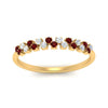 Load image into Gallery viewer, minimalist-ruby-stacking-band-in-yellow-gold-FD9962BGRUDRANGLE3-NL-YG.jpg