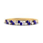 Load image into Gallery viewer, minimalist-sapphire-stacking-band-in-yellow-gold-FD9962BGSABLANGLE3-NL-YG.jpg
