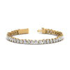 Load image into Gallery viewer, Mixed Diamond Cut Tennis Bracelet