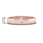 Load image into Gallery viewer, modern-flush-set-asscher-cut-diamond-eternity-ring-in-rose-gold-FD10979AS-NL-RG-HW