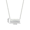 Load image into Gallery viewer, mountain-diamond-flush-set-bar-pendant-necklace-in-FDPD11362-NL-WG