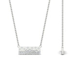 Load image into Gallery viewer, mountain-diamond-flush-set-bar-pendant-necklace-in-FDPD11362-NL-WG

