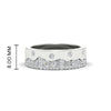 Load image into Gallery viewer, mountain-diamond-mens-wedding-band-in-white-gold-FD11127-WG-HW.jpg