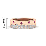 Load image into Gallery viewer, Mountain Stone Mens Wedding Ring
