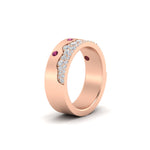 Load image into Gallery viewer, Mountain Stone Mens Wedding Ring
