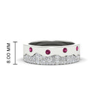 Load image into Gallery viewer, Mountain Stone Mens Wedding Ring
