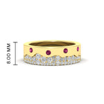 Load image into Gallery viewer, Mountain Stone Mens Wedding Ring
