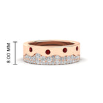 Load image into Gallery viewer, Mountain Stone Mens Wedding Ring
