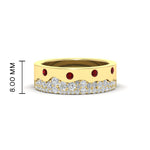 Load image into Gallery viewer, Mountain Stone Mens Wedding Ring
