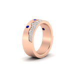 Load image into Gallery viewer, Mountain Stone Mens Wedding Ring

