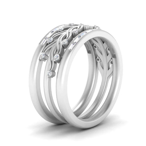 Multi Band Women Stackable Ring