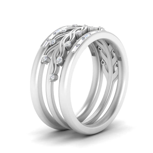 Multi Band Women Stackable Ring