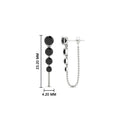 Thumbnail 57 - multi-black-diamond-chain-stud-earrings-in-white-gold-FDEAR11134GBLACK-NL-WG