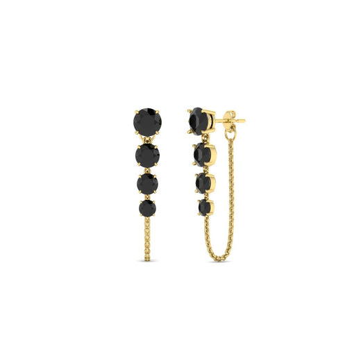 multi-black-diamond-chain-stud-earrings-in-yellow-gold-FDEAR11134GBLACK-NL-YG