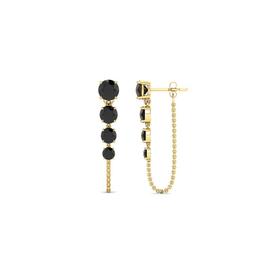 multi-black-diamond-chain-stud-earrings-in-yellow-gold-FDEAR11134GBLACK-NL-YG