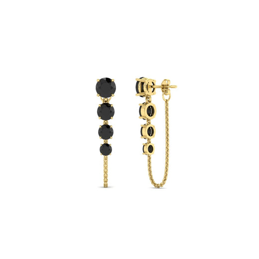 multi-black-diamond-chain-stud-earrings-in-yellow-gold-FDEAR11134GBLACK-NL-YG