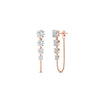 Load image into Gallery viewer, multi-diamond-chain-stud-earrings-in-rose-gold-FDEAR11134-NL-RG