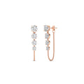Thumbnail 1 - multi-diamond-chain-stud-earrings-in-rose-gold-FDEAR11134-NL-RG