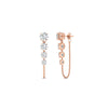 Load image into Gallery viewer, multi-diamond-chain-stud-earrings-in-rose-gold-FDEAR11134-NL-RG