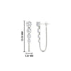 Load image into Gallery viewer, multi-diamond-chain-stud-earrings-in-white-gold-FDEAR11134-NL-WG