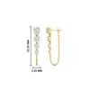 Load image into Gallery viewer, multi-diamond-chain-stud-earrings-in-yellow-gold-FDEAR11134-NL-YG