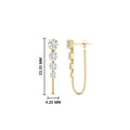 Thumbnail 62 - multi-diamond-chain-stud-earrings-in-yellow-gold-FDEAR11134-NL-YG