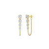 Load image into Gallery viewer, multi-diamond-chain-stud-earrings-in-yellow-gold-FDEAR11134-NL-YG