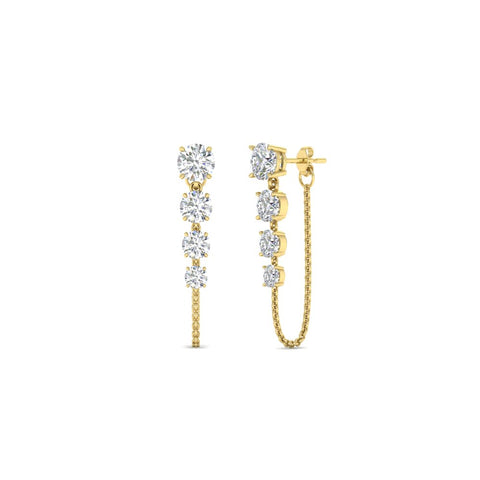 multi-diamond-chain-stud-earrings-in-yellow-gold-FDEAR11134-NL-YG