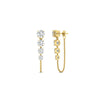 Load image into Gallery viewer, multi-diamond-chain-stud-earrings-in-yellow-gold-FDEAR11134-NL-YG