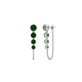 Thumbnail 53 - multi-emerald-chain-stud-earrings-in-white-gold-FDEAR11134GEMGR-NL-WG
