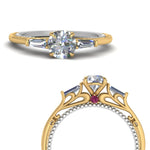 Load image into Gallery viewer, Three Stone Baguette Diamond Ring
