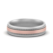 Multi Gold Mens Classic Band