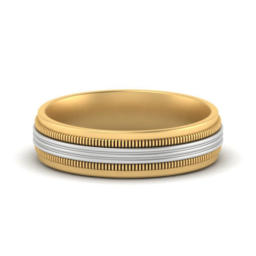 Multi Gold Mens Classic Band