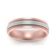 multi-metal-mens-wedding-band-in-rose-gold-FD10375BANGLE5-NL-RG