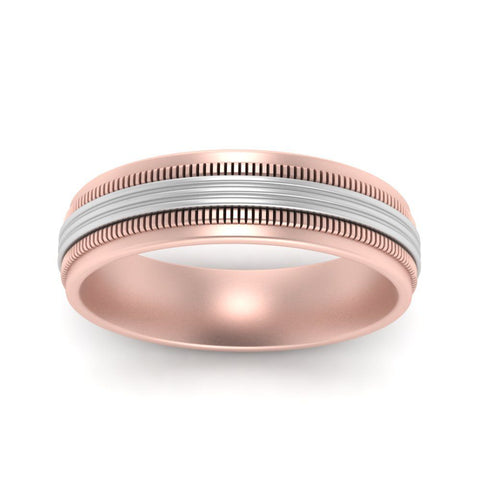 multi-metal-mens-wedding-band-in-rose-gold-FD10375BANGLE5-NL-RG