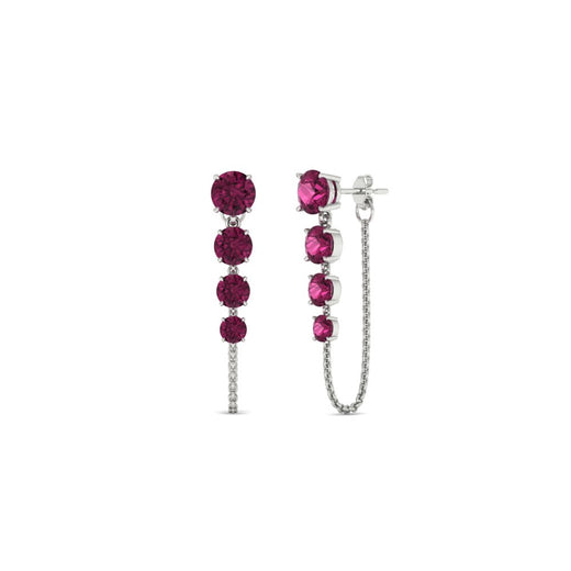 multi-pink-sapphire-chain-stud-earrings-in-white-gold-FDEAR11134GSADRPI-NL-WG