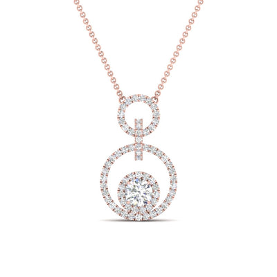 Multi Ring Interlocked Pendant