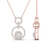 Load image into Gallery viewer, multi-ring-interlocked-diamond-pendant-in-rose-gold-FDPD10699-ANGLE2-NL-RG.jpg?v=1759291658
