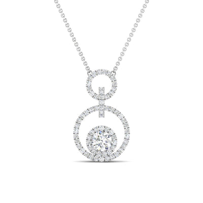 Multi Ring Interlocked Pendant