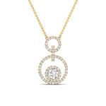 Load image into Gallery viewer, multi-ring-interlocked-diamond-pendant-in-yellow-gold-FDPD10699-ANGLE1-NL-YG.jpg?v=1759230335
