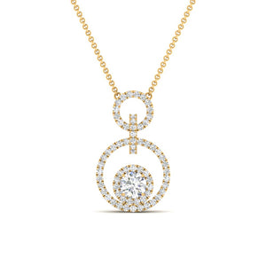 Multi Ring Interlocked Pendant
