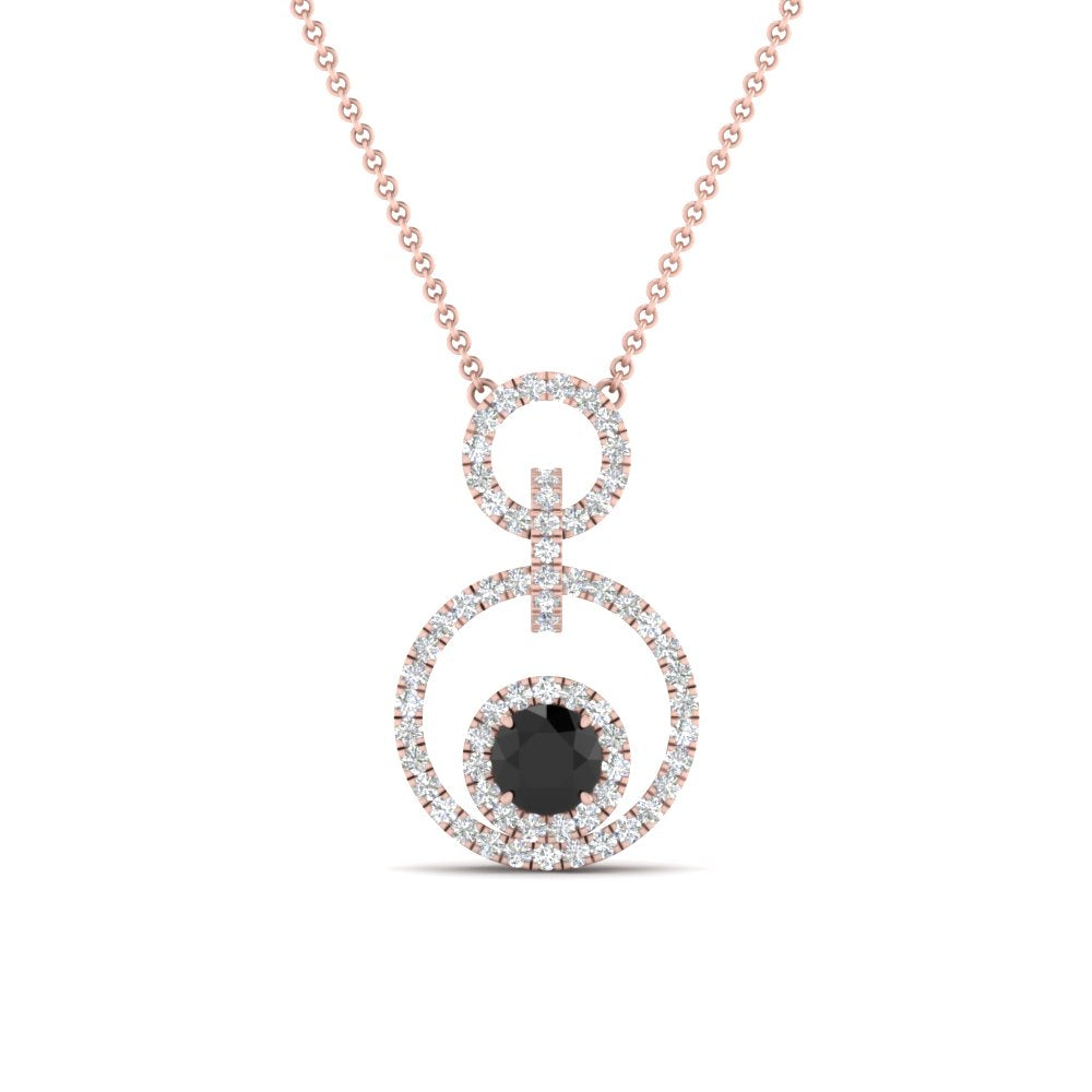 multi-ring-interlocked-diamond-pendant-with-black-diamond-in-rose-gold-FDPD10699-GBLACK-ANGLE1-NL-RG.jpg?v=1759230335