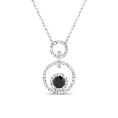 Multi Ring Interlocked Pendant