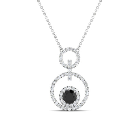 Multi Ring Interlocked Pendant