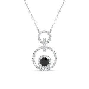 Multi Ring Interlocked Pendant