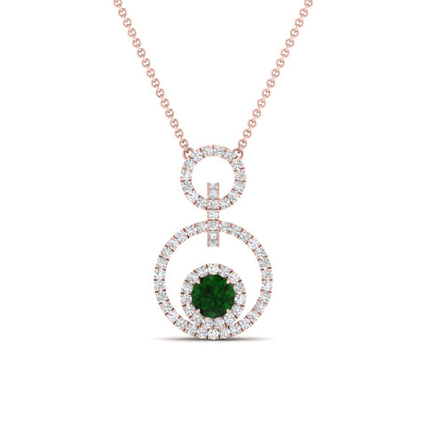 multi-ring-interlocked-diamond-pendant-with-emerald-in-rose-gold-FDPD10699-GEMGR-ANGLE1-NL-RG.jpg?v=1759291658