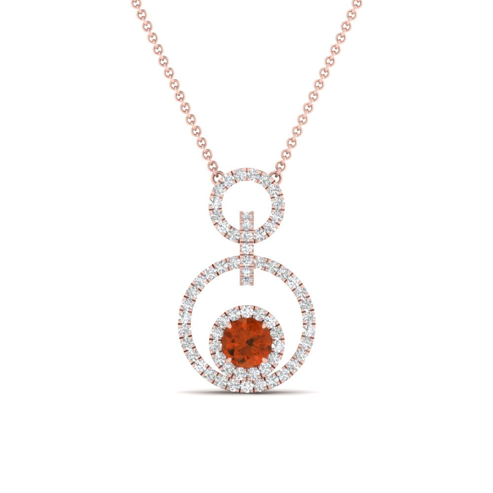 multi-ring-interlocked-diamond-pendant-with-orange-sapphire-in-rose-gold-FDPD10699-GSAOR-ANGLE1-NL-RG.jpg?v=1759230335