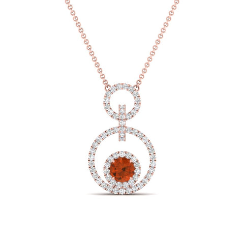 multi-ring-interlocked-diamond-pendant-with-orange-sapphire-in-rose-gold-FDPD10699-GSAOR-ANGLE1-NL-RG.jpg?v=1759291658