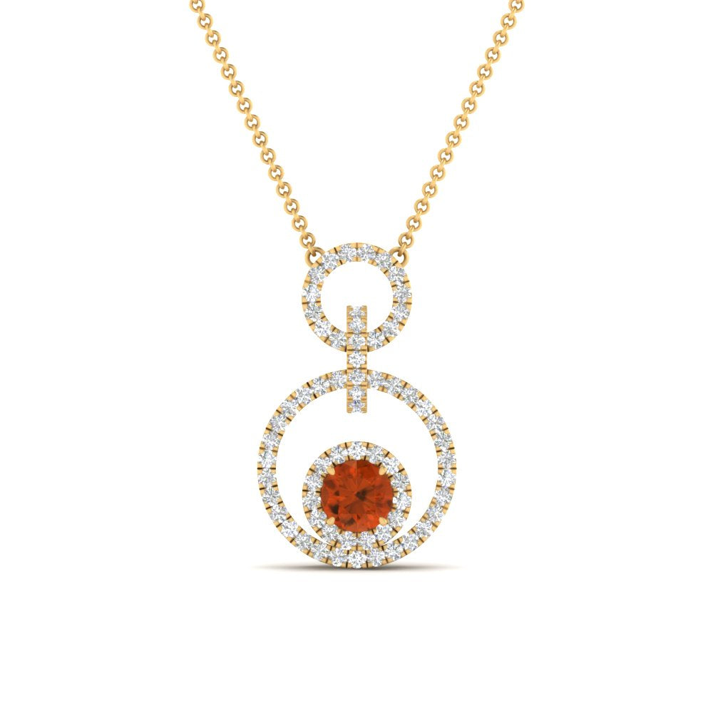 multi-ring-interlocked-diamond-pendant-with-orange-sapphire-in-yellow-gold-FDPD10699-GSAOR-ANGLE1-NL-YG.jpg?v=1759230335